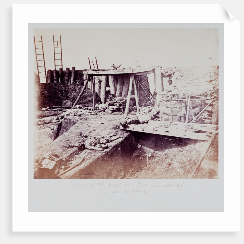 Interior of the Angle N: Fort Immediately After its Capture by Felice Beato