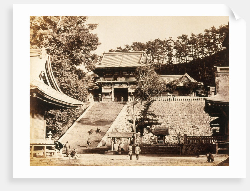 The Principal Temple in Kamakura by Felice Beato