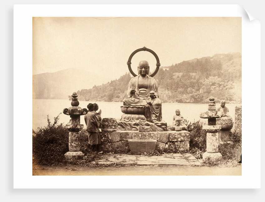 Bronze statue of Buddha by Felice Beato
