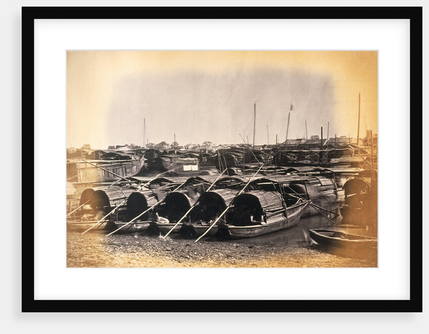Chinese Sampans by Felice Beato