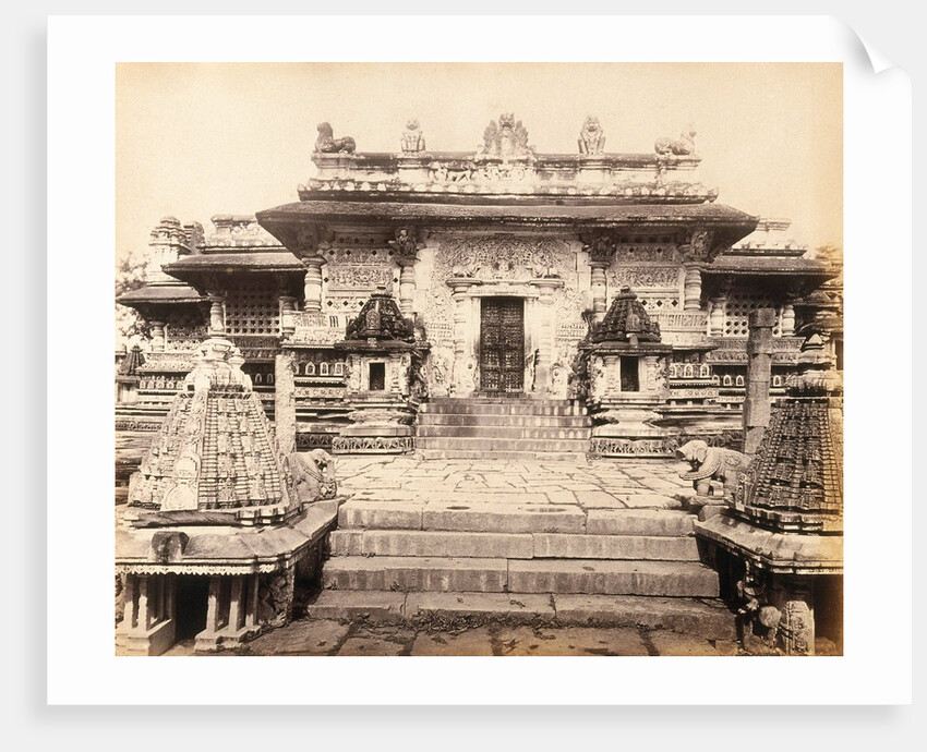Bailoor Temple by Felice Beato