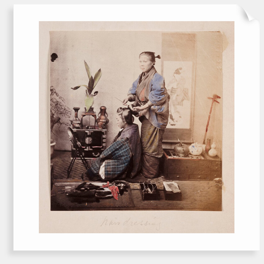 Hairdressing by Felice Beato