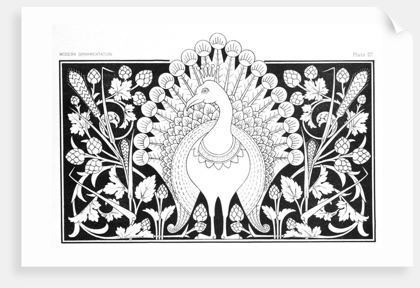 Peacock by Christopher Dresser