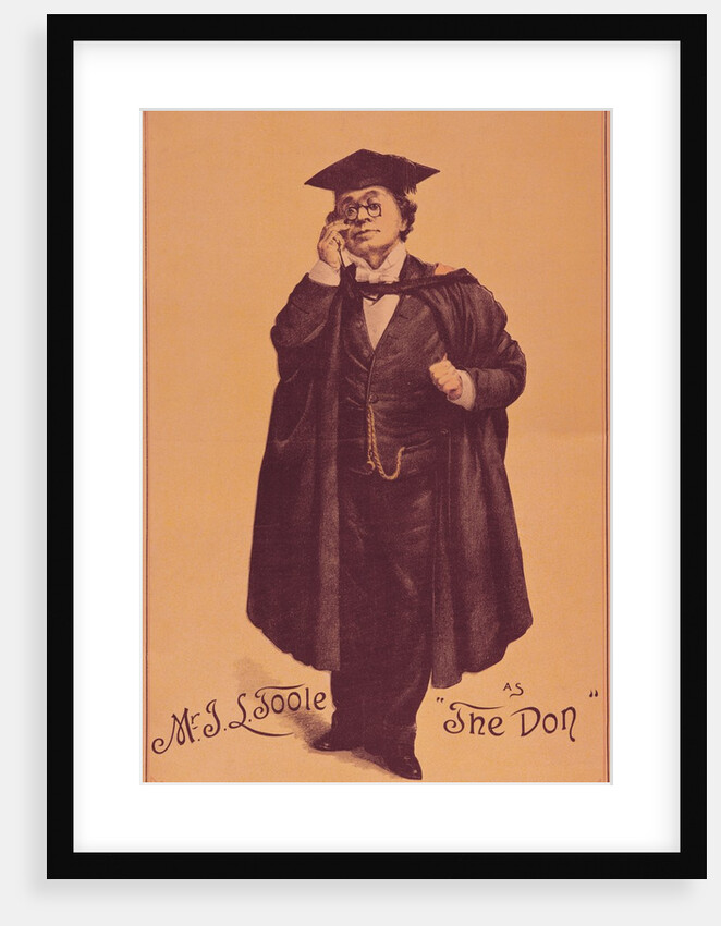 J. L. Toole as The Don by Fredk Dangerfield