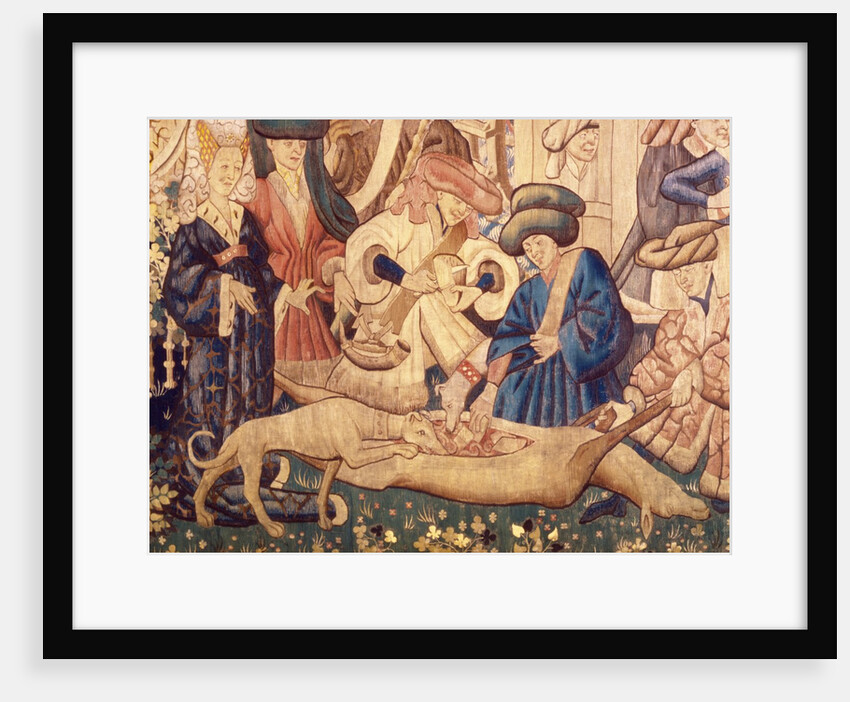 Devonshire Hunting Tapestry detail by Anonymous