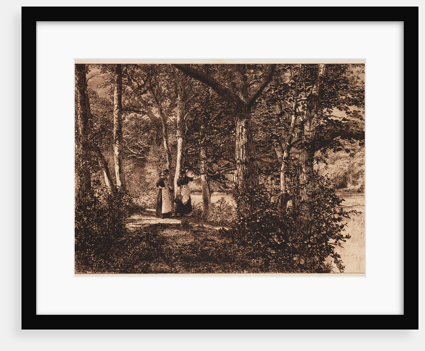 Two women in the woods by Henry Peach Robinson
