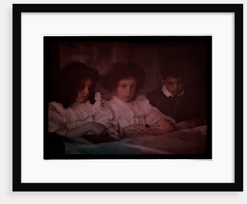 Children Drawing by John Cimon Warburg