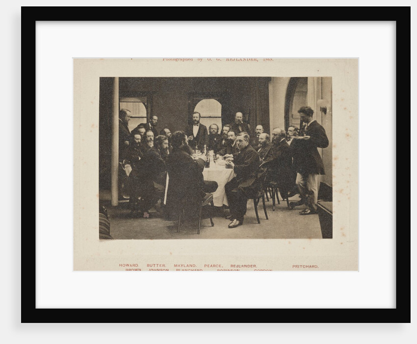 The Solar Club by Oscar Gustav Rejlander