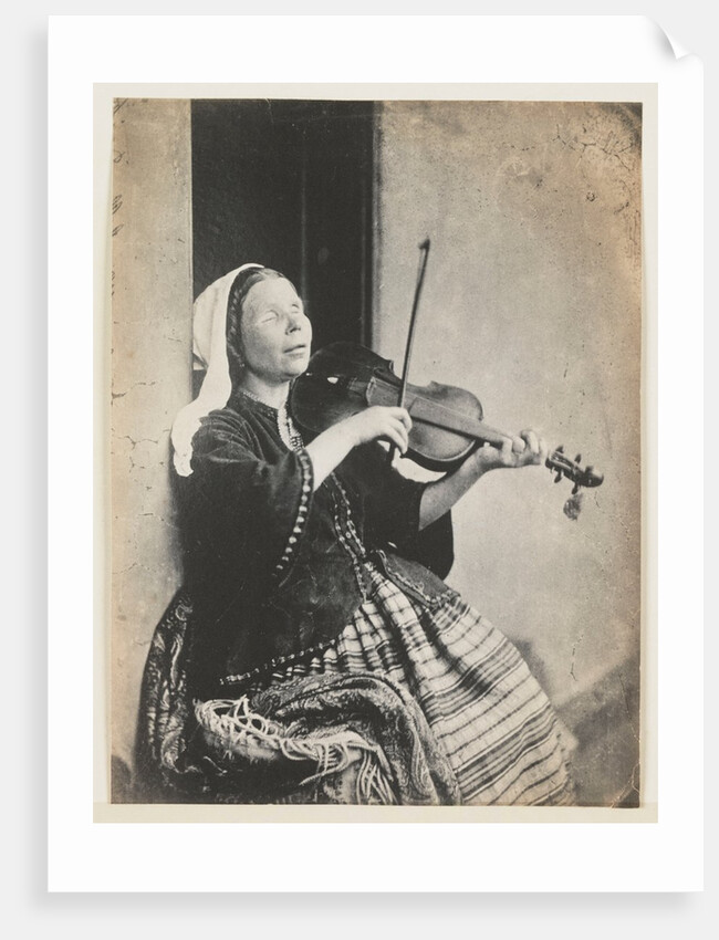 The Blind Fiddler by Oscar Gustav Rejlander