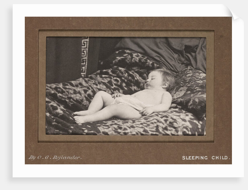 Sleeping Child by Oscar Gustav Rejlander