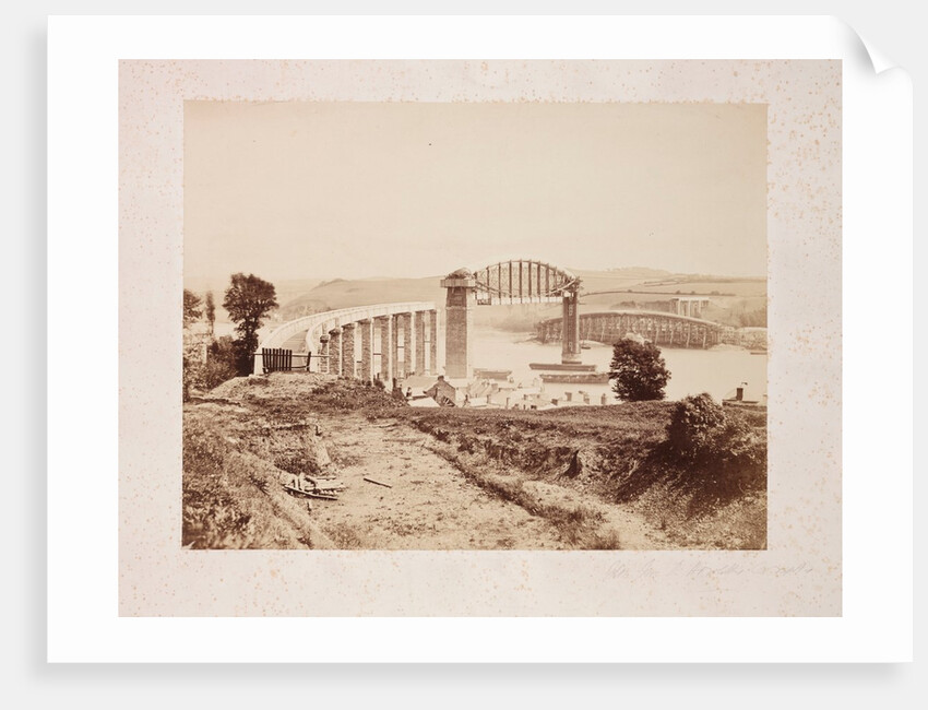 Saltash Bridge Under Construction by Roger Fenton