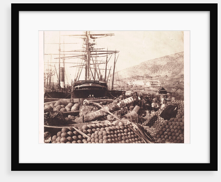 The Ordnance Wharf by Roger Fenton