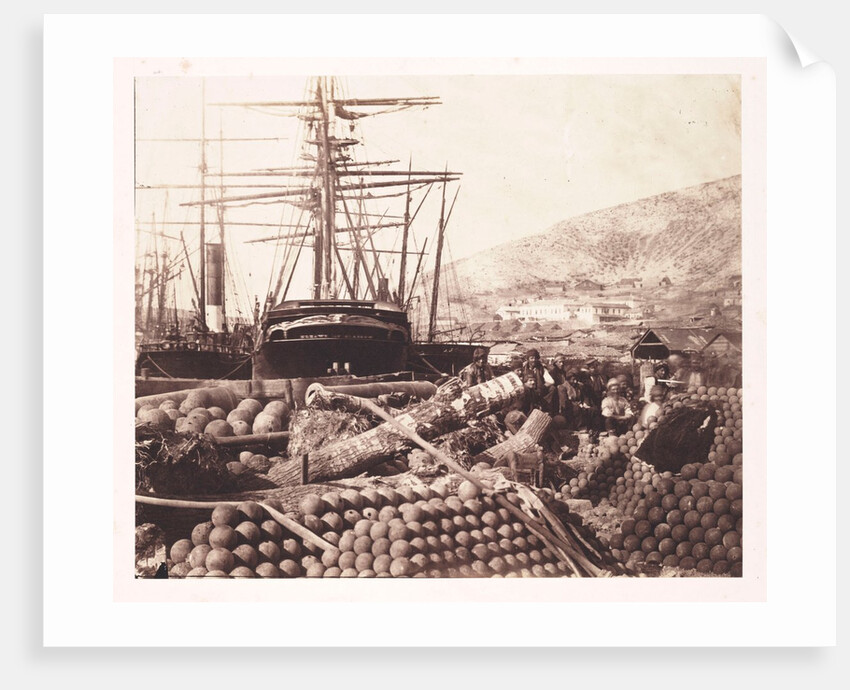 The Ordnance Wharf by Roger Fenton