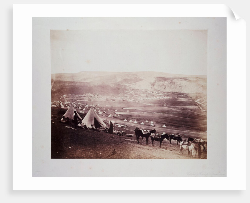 Cavalry Camp by Roger Fenton