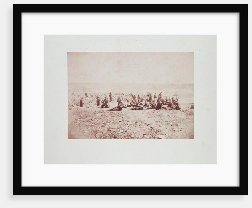 The French Redoubt at Inkermann by Roger Fenton