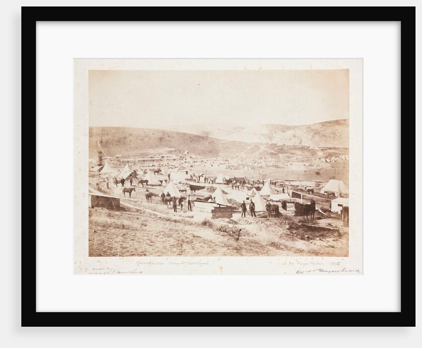 Camp at Sebastopol by Roger Fenton