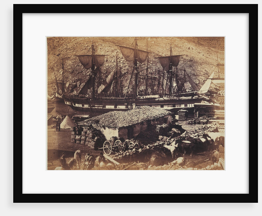The Harbour at Balaclava by Roger Fenton
