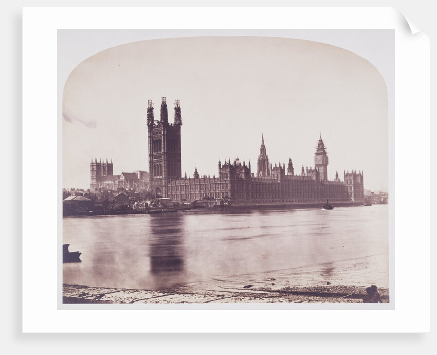 Houses of Parliament from Lambeth Palace by Roger Fenton