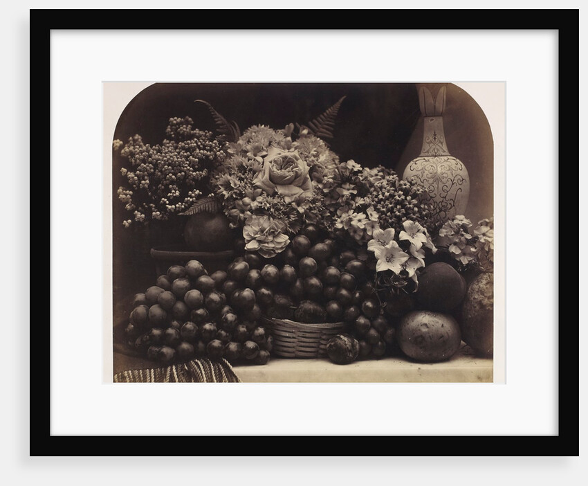 Fruit and flowers by Roger Fenton