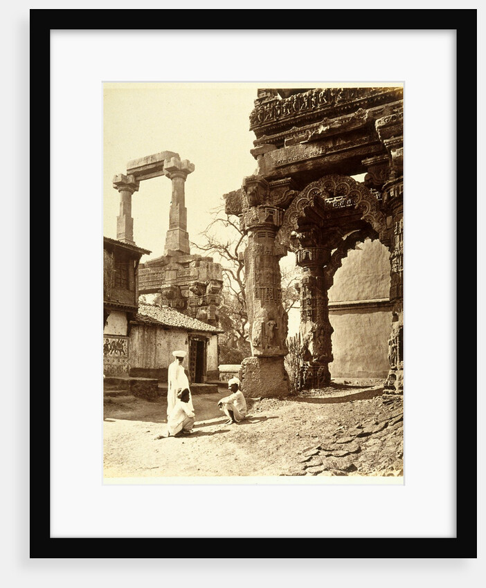Ruins of the Rudra Mahalaya at Siddhpur by Samuel Bourne