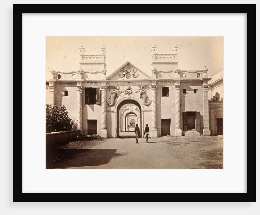 The Mermaid Gate (Entrance to the Kaiser Bagh) by Samuel Bourne