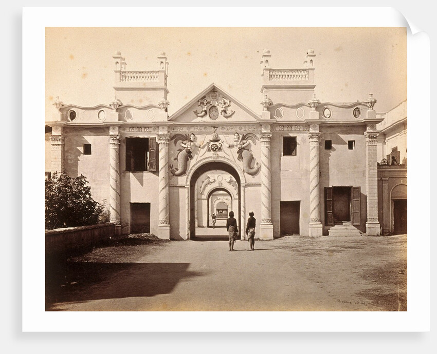 The Mermaid Gate (Entrance to the Kaiser Bagh) by Samuel Bourne
