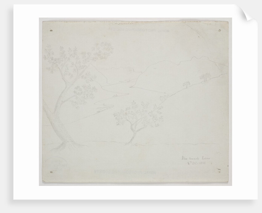 View towards Lecco by William Henry Fox Talbot
