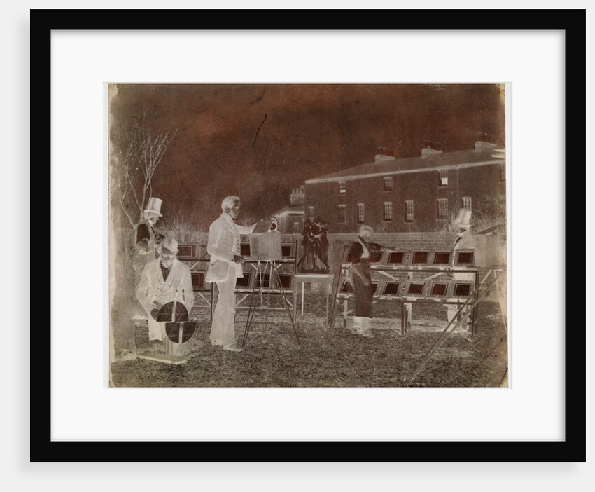 Reading Establishment (left hand side of panorama) by William Henry Fox Talbot