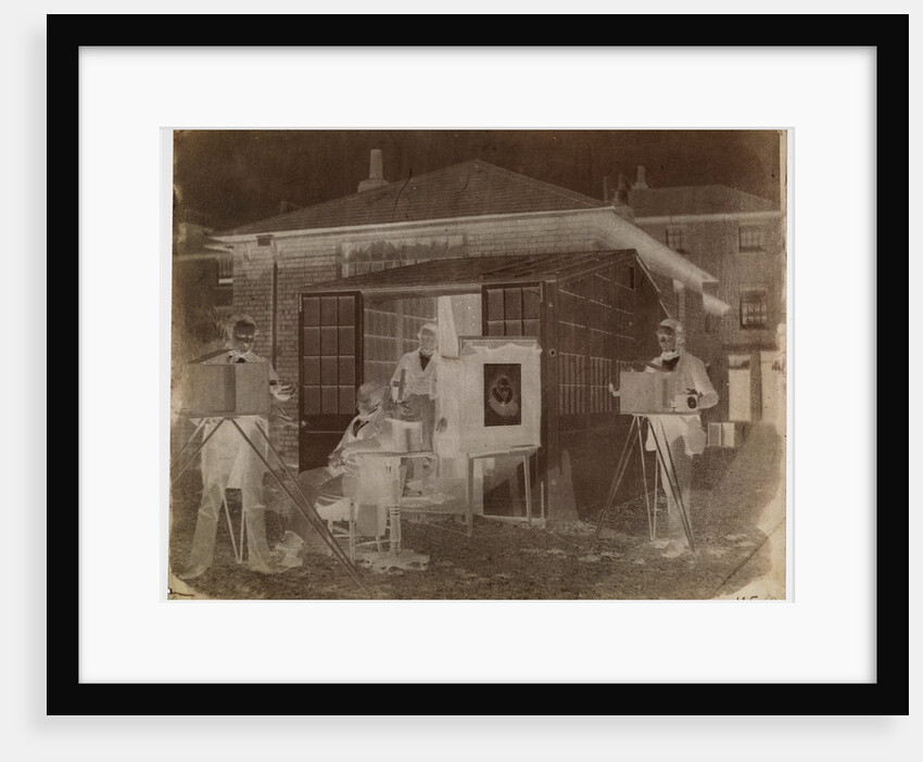Reading Establishment (right hand side of panorama) by William Henry Fox Talbot