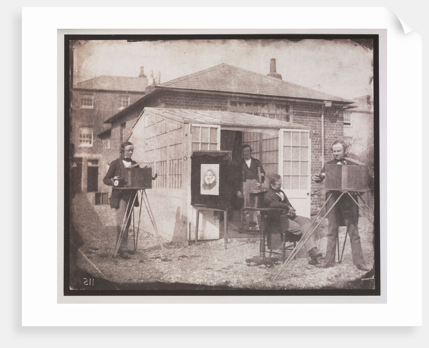 Reading Establishment (left hand side of panorama) by William Henry Fox Talbot