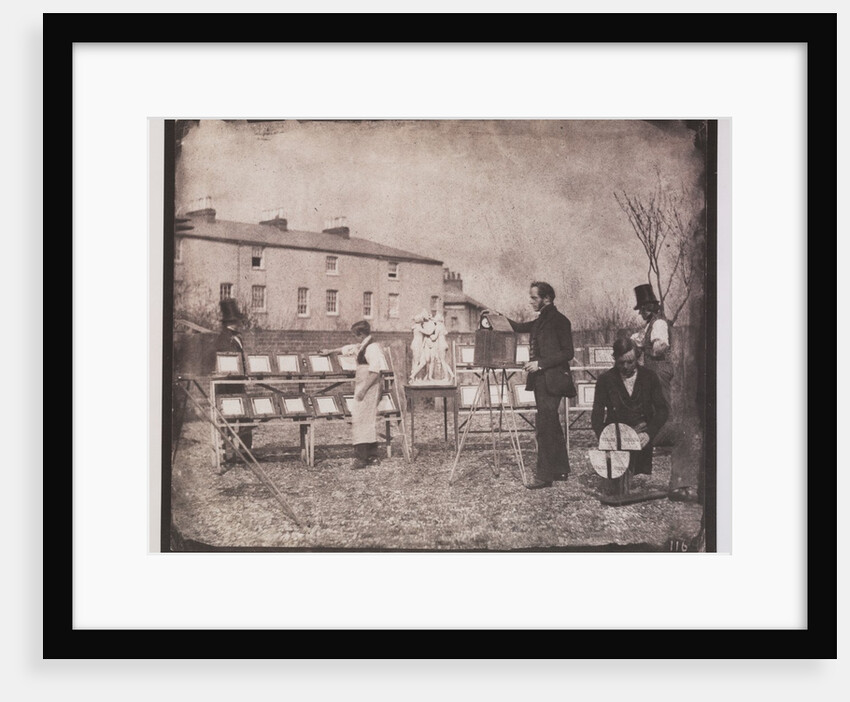 Reading Establishment (right hand side of panorama) by William Henry Fox Talbot