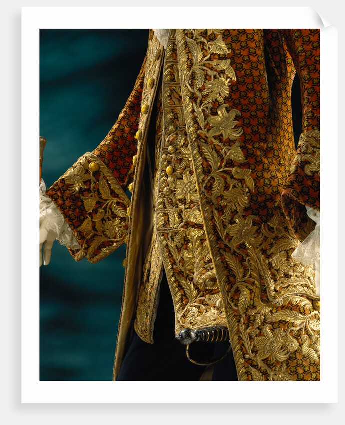 Dress coat and waistcoat, detail. Italy, 18th century by Anonymous