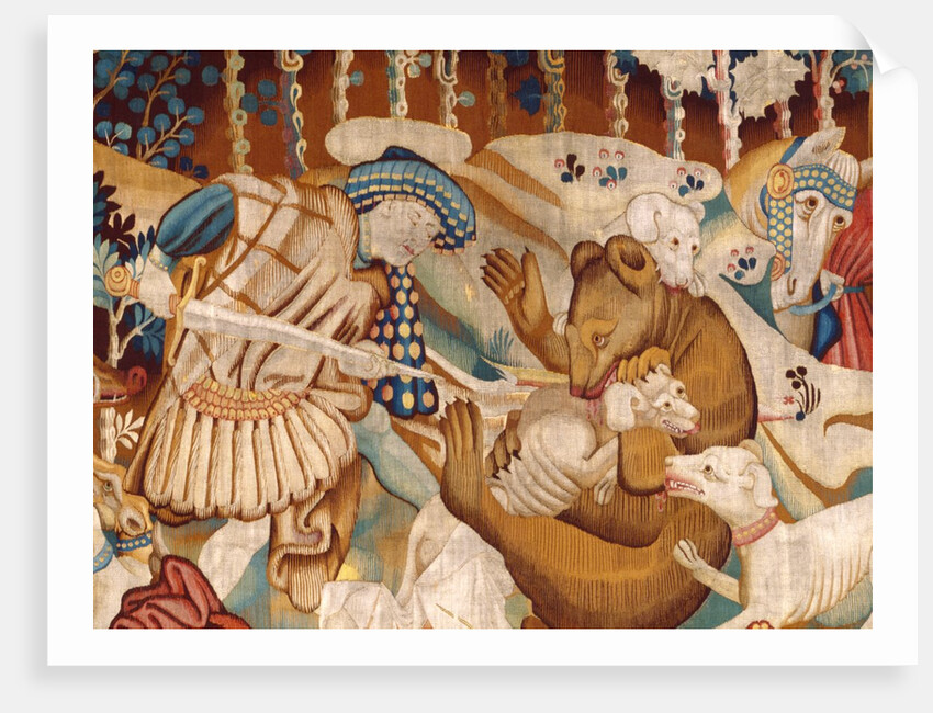 Devonshire Hunting Tapestry detail by Anonymous
