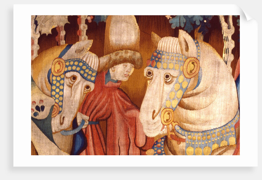 Devonshire Hunting Tapestry detail by Anonymous