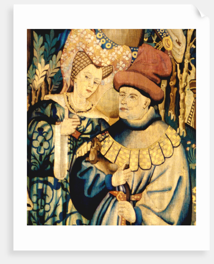 Devonshire Hunting Tapestry detail by Anonymous