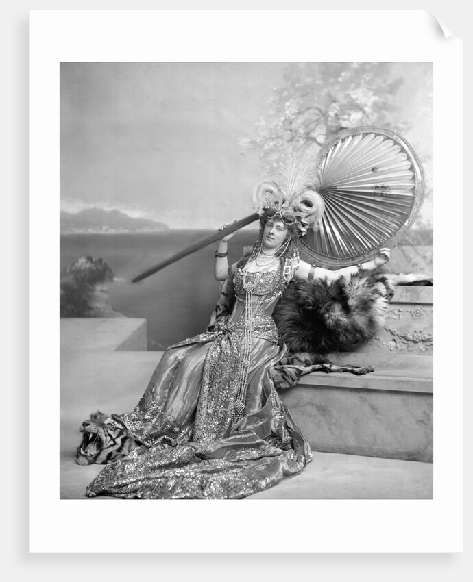 Daisy Princess of Pless as Queen of Sheba-Cleopatra by Lafayette Portrait Studios