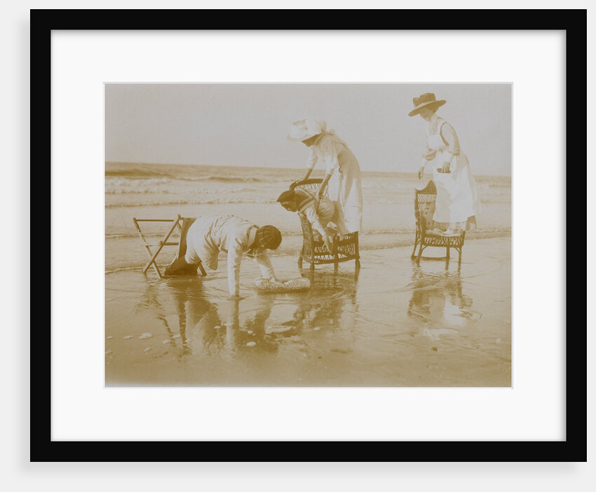 Women and Boys on Chairs in the Sea by Andrew Pitcairn-Knowles