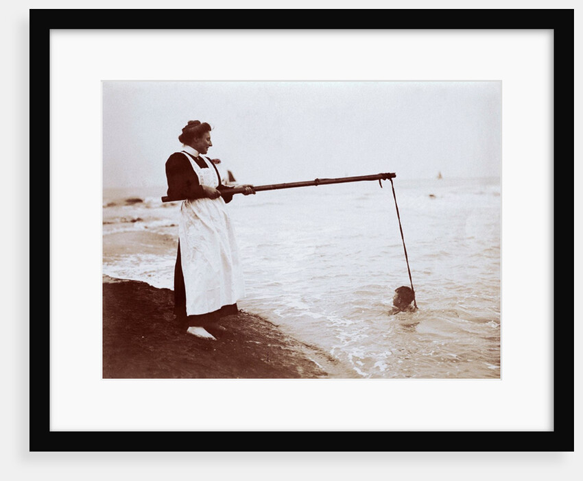 Gordon Pitcairn-Knowles Having Swimming Lesson by Andrew Pitcairn-Knowles