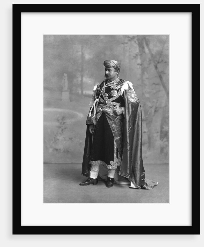 HH Thakor Saheb Sir Bhagwatsinghji Sagramji attending the Coronation of the new King George V by Lafayette Portrait Studios