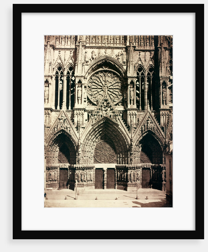 Rheims Cathedral by Louis Auguste Bisson