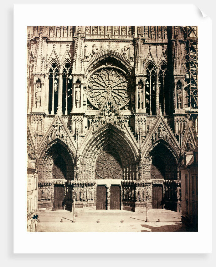 Rheims Cathedral by Louis Auguste Bisson