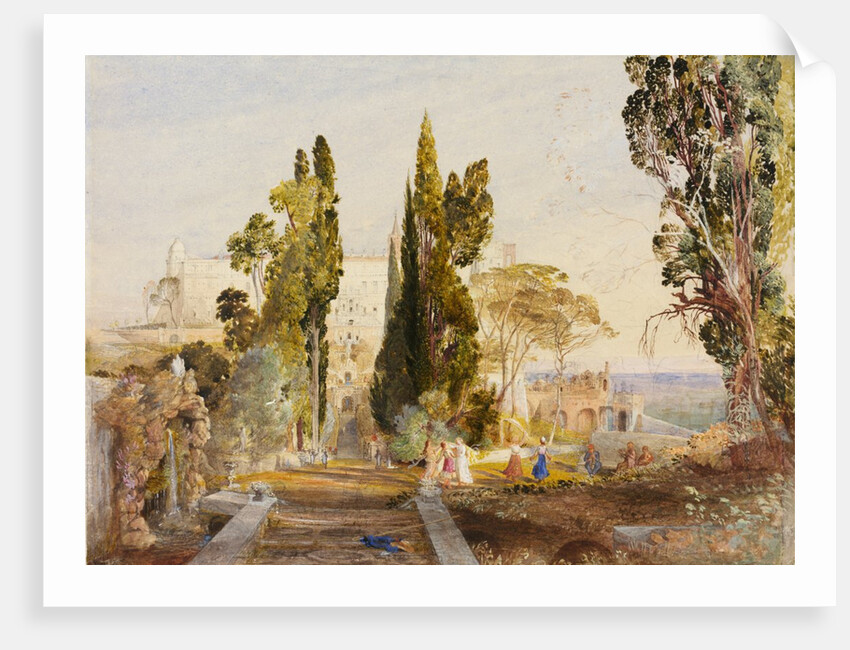 The Villa D'Este by Samuel Palmer