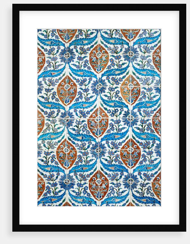 Panel of 24 tiles by Unknown