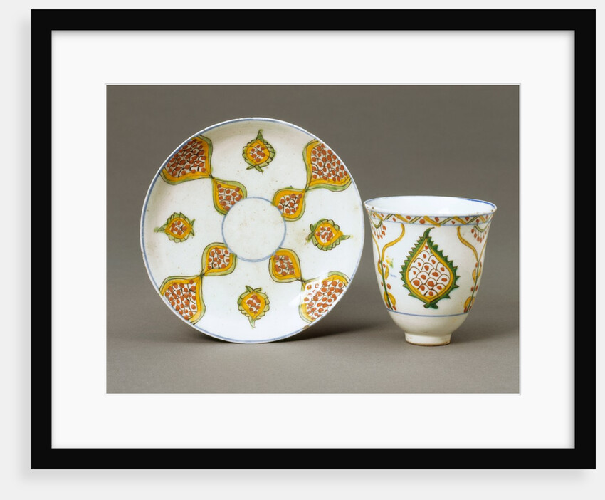 Coffee cup & saucer by Unknown