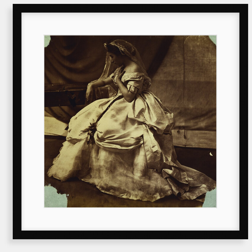 Clementina as an 18th century fancy-dress shepherdess by Lady Clementina Hawarden