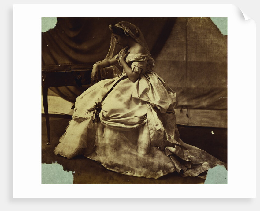 Clementina as an 18th century fancy-dress shepherdess by Lady Clementina Hawarden