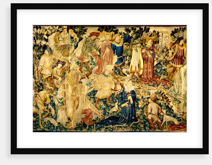 Devonshire Hunting Tapestry, Falconry by Unknown