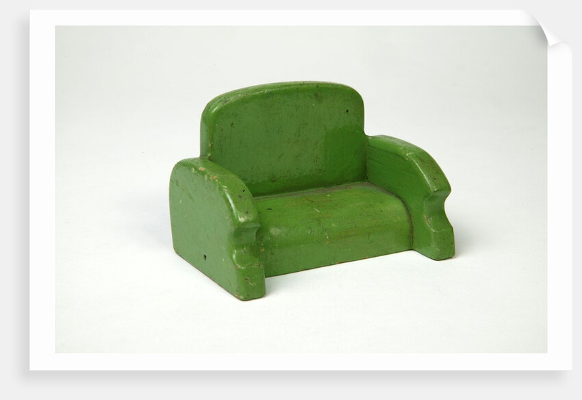 Doll's house settee by Unknown
