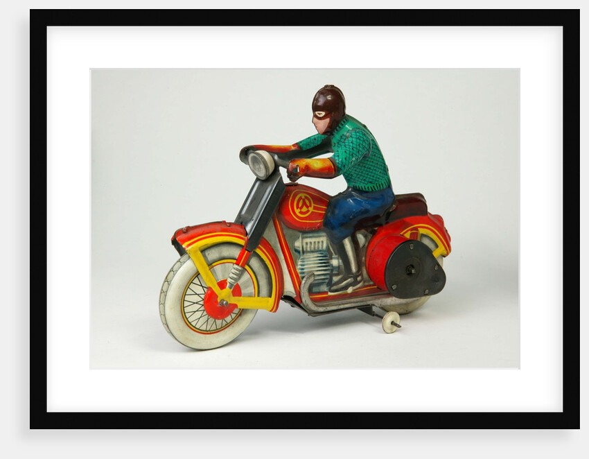 Clockwork toy motorcycle by Unknown