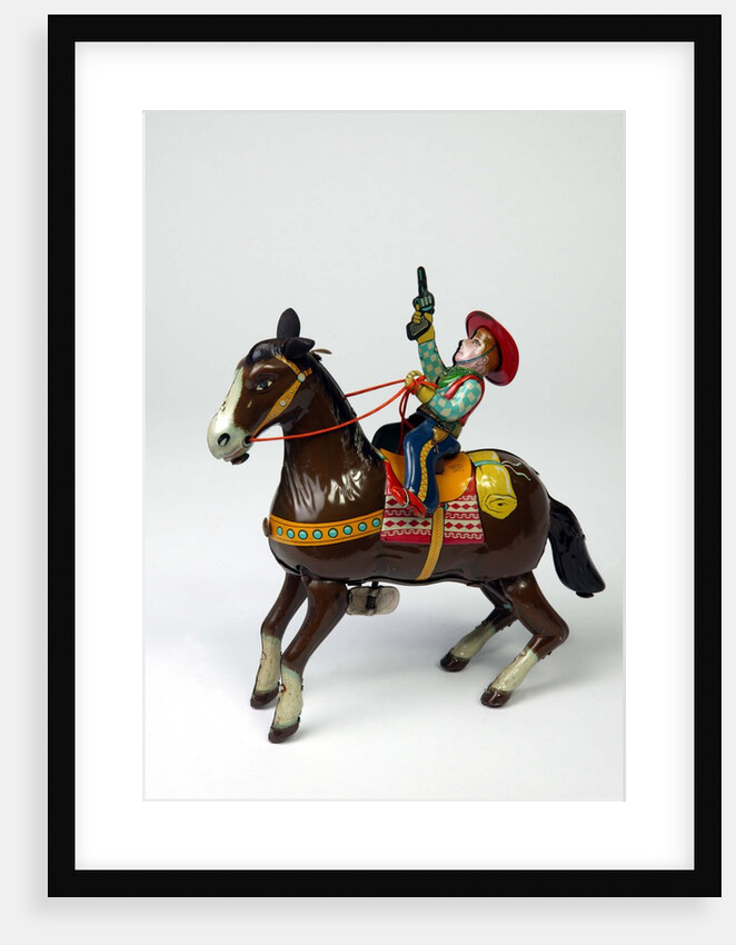 Clockwork horse and cowboy by Mansei Toys